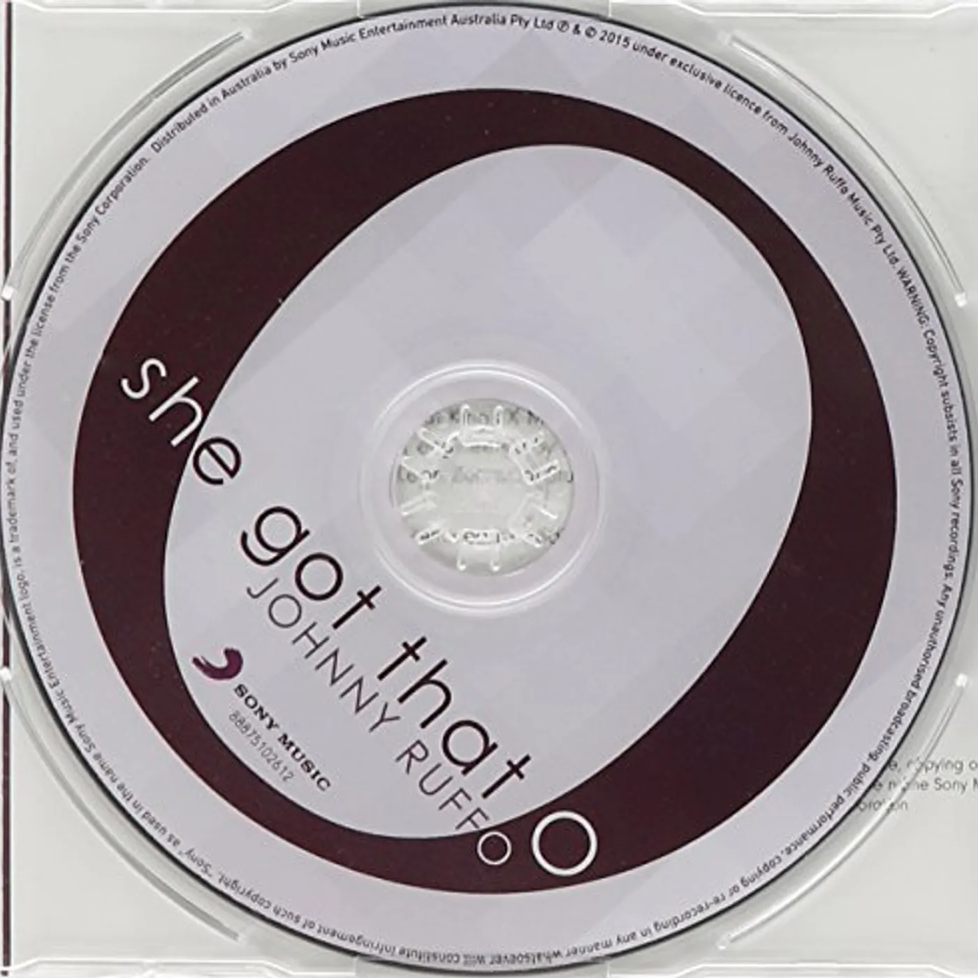 Johnny Ruffo SHE GOT THAT O CD