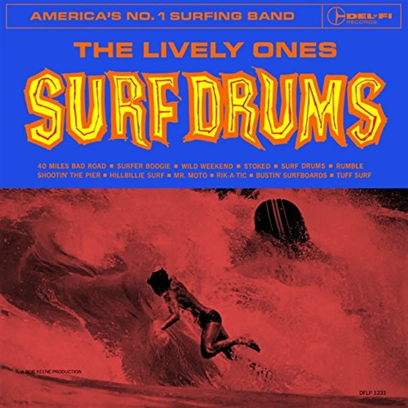 The Lively Ones SURF DRUMS CD