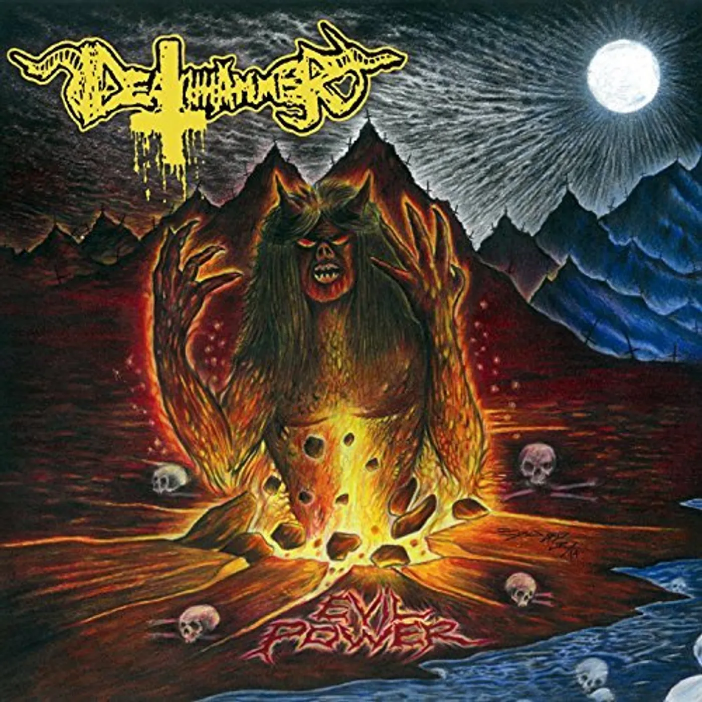 Deathhammer Evil Power Vinyl Record