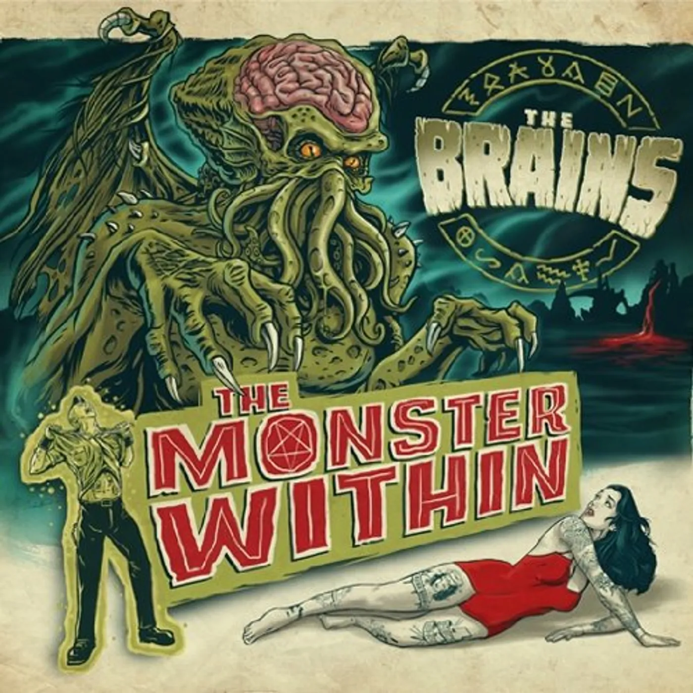 Brains MONSTER WITHIN Vinyl Record