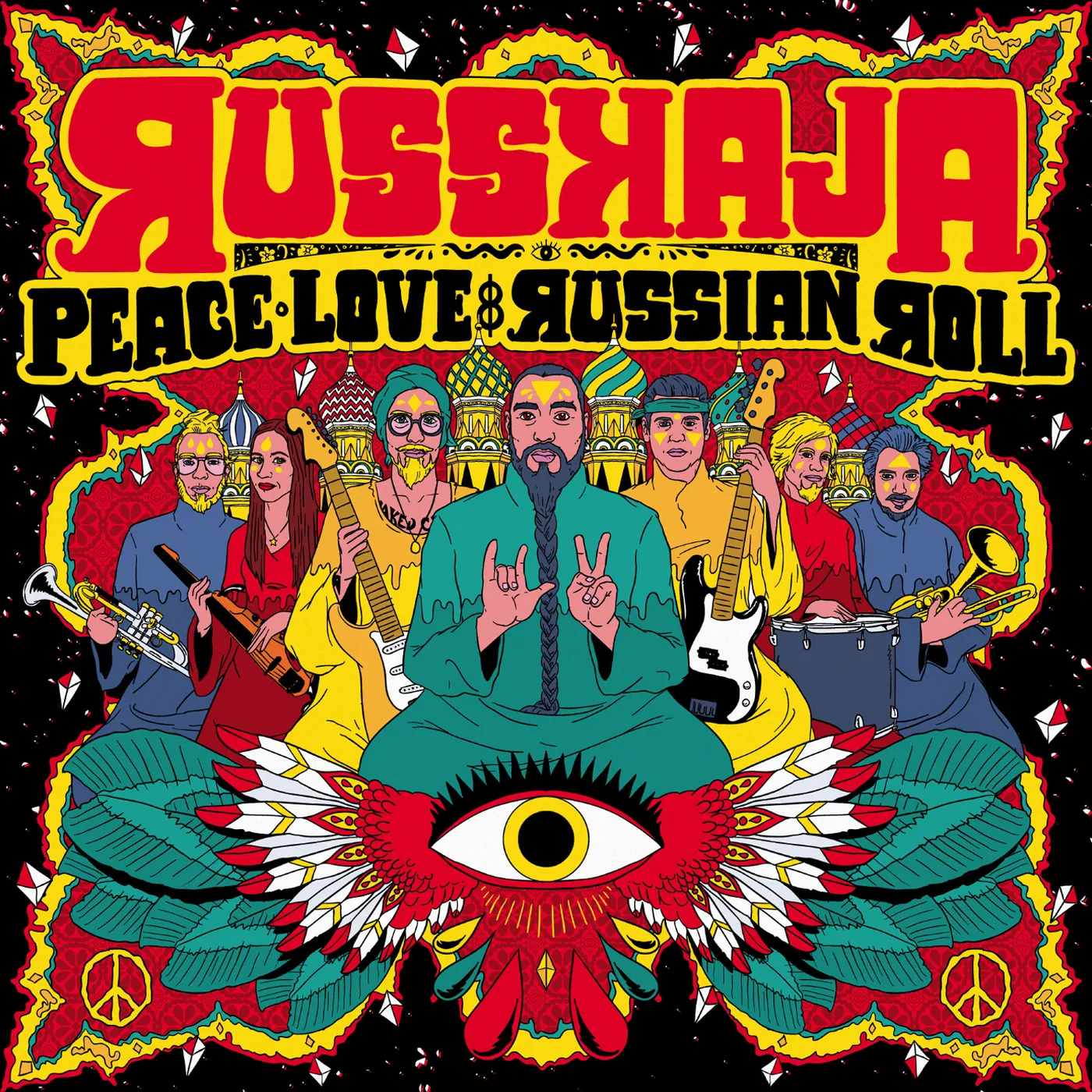 Russkaja PEACE LOVE & RUSSIAN ROLL CD