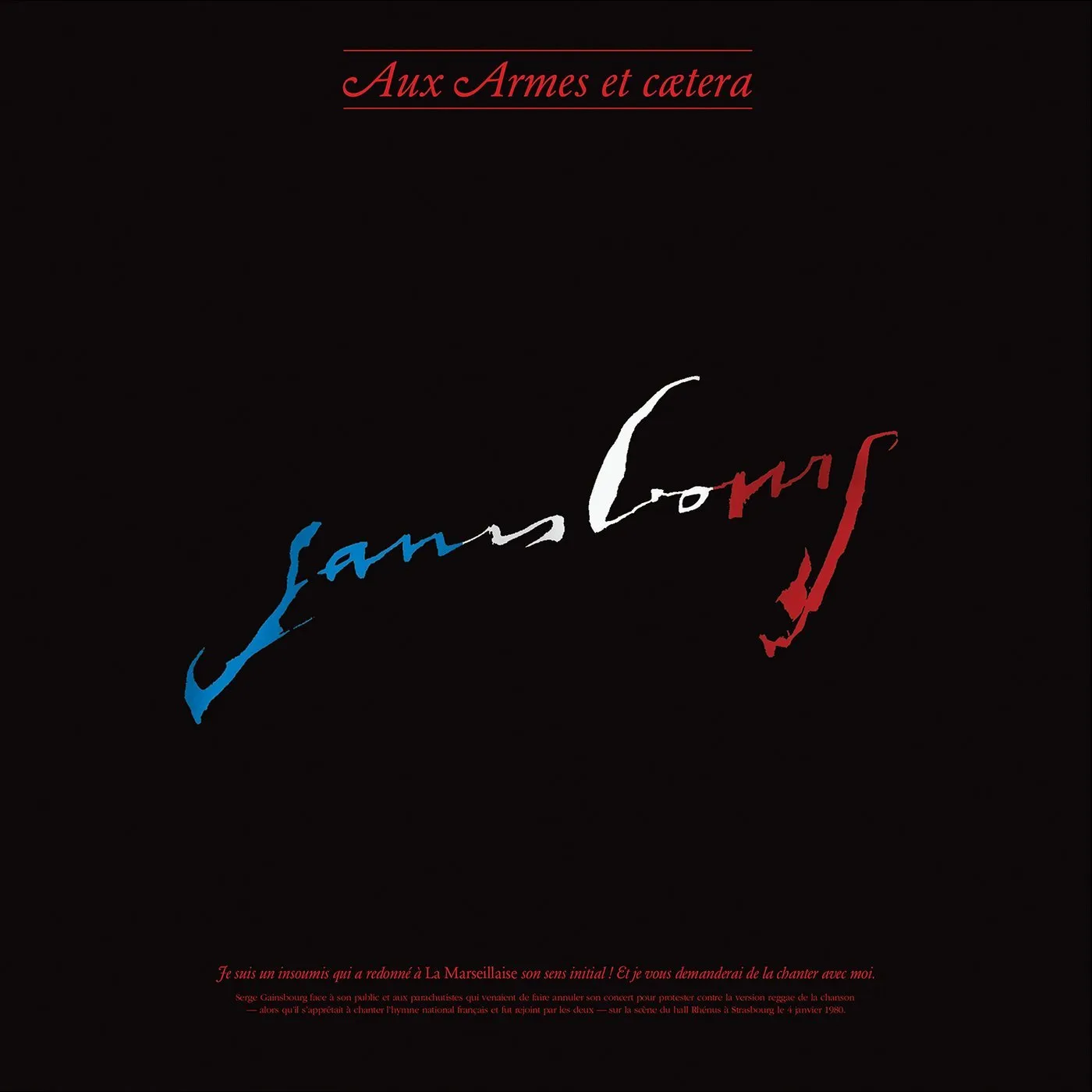 Serge Gainsbourg Aux Armes Et Caetera Vinyl Record