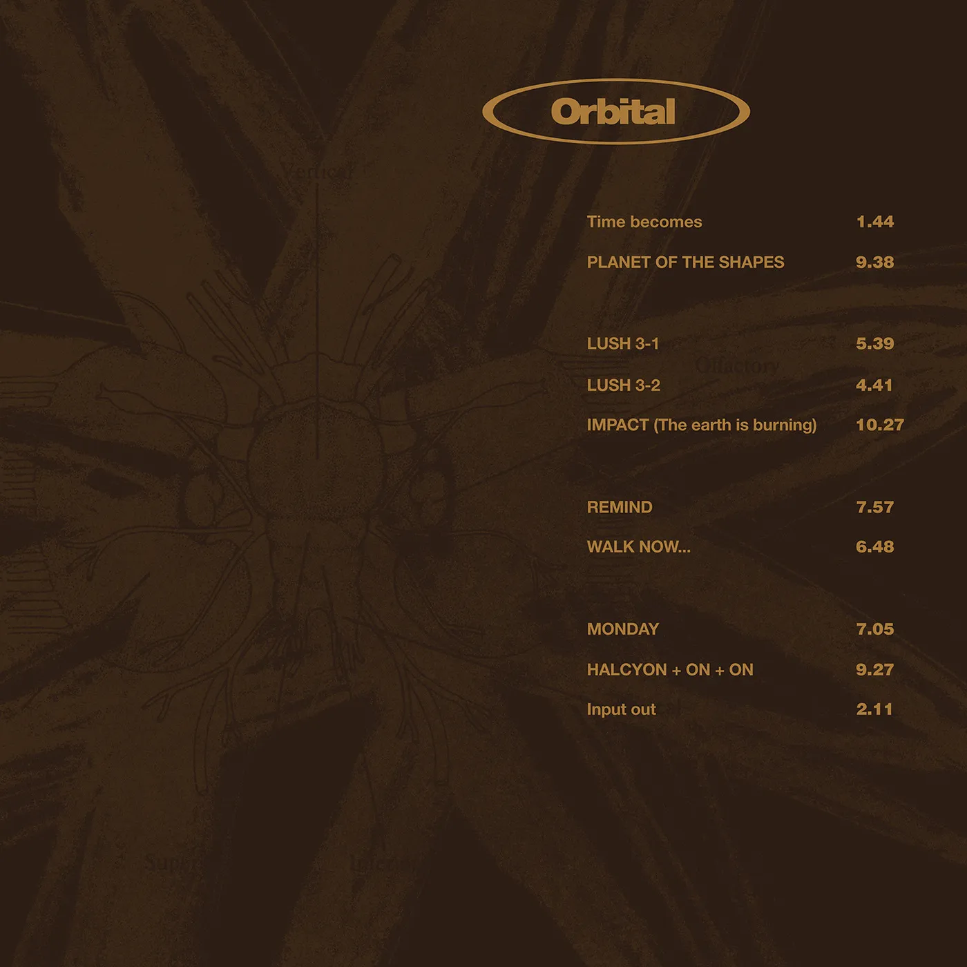 ORBITAL (BROWN ALBUM) Vinyl Record