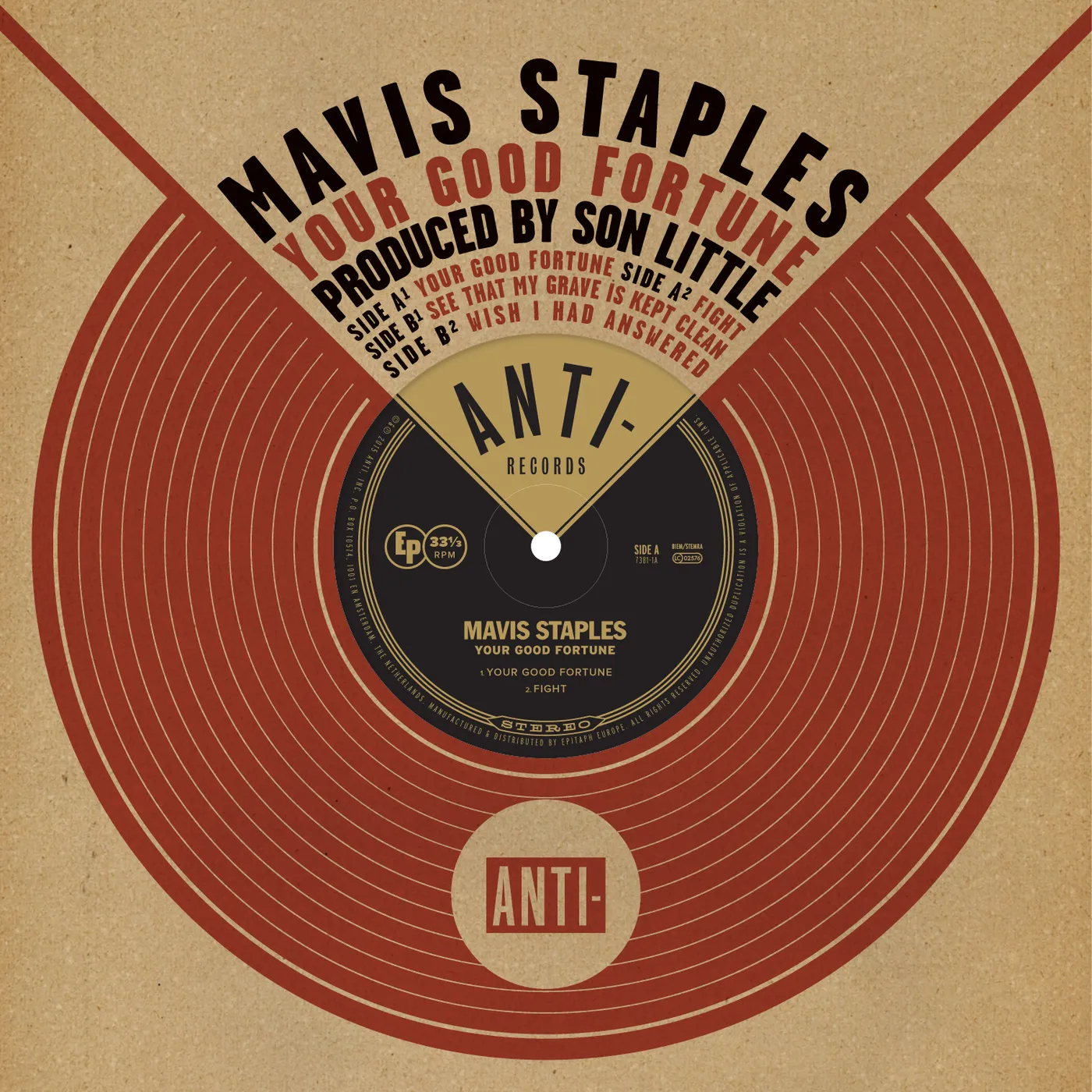 Mavis Staples Your Good Fortune Vinyl Record