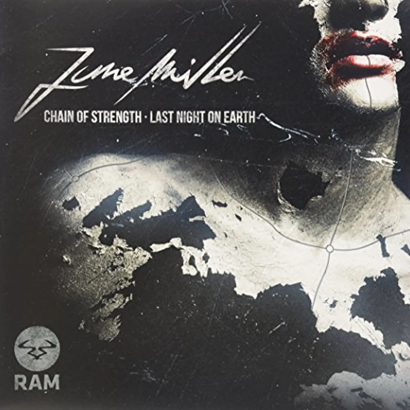 June Miller CHAIN OF STRENGTH/LAST NIGHT ON EARTH Vinyl Record