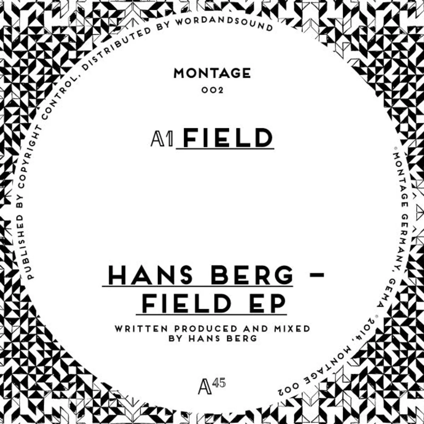 Hans Berg FIELD Vinyl Record