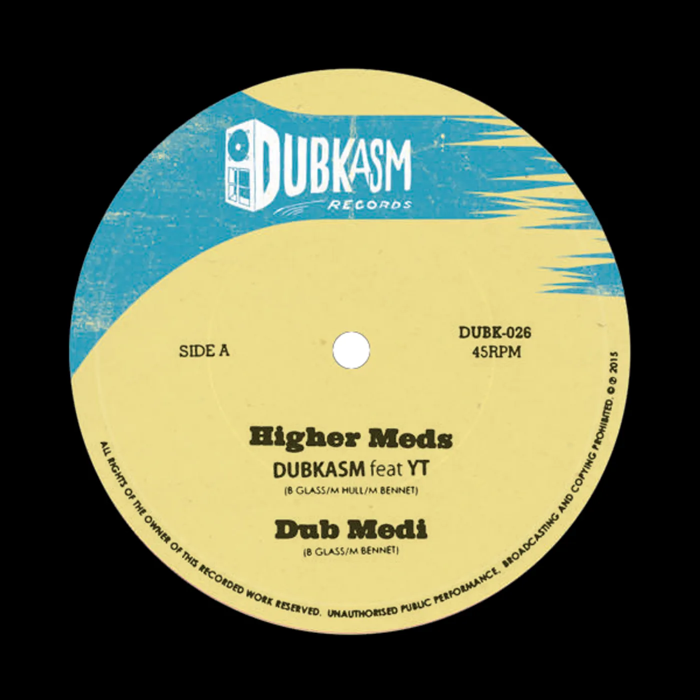 Dubkasm HIGHER MEDS / COMING IN RUFF Vinyl Record