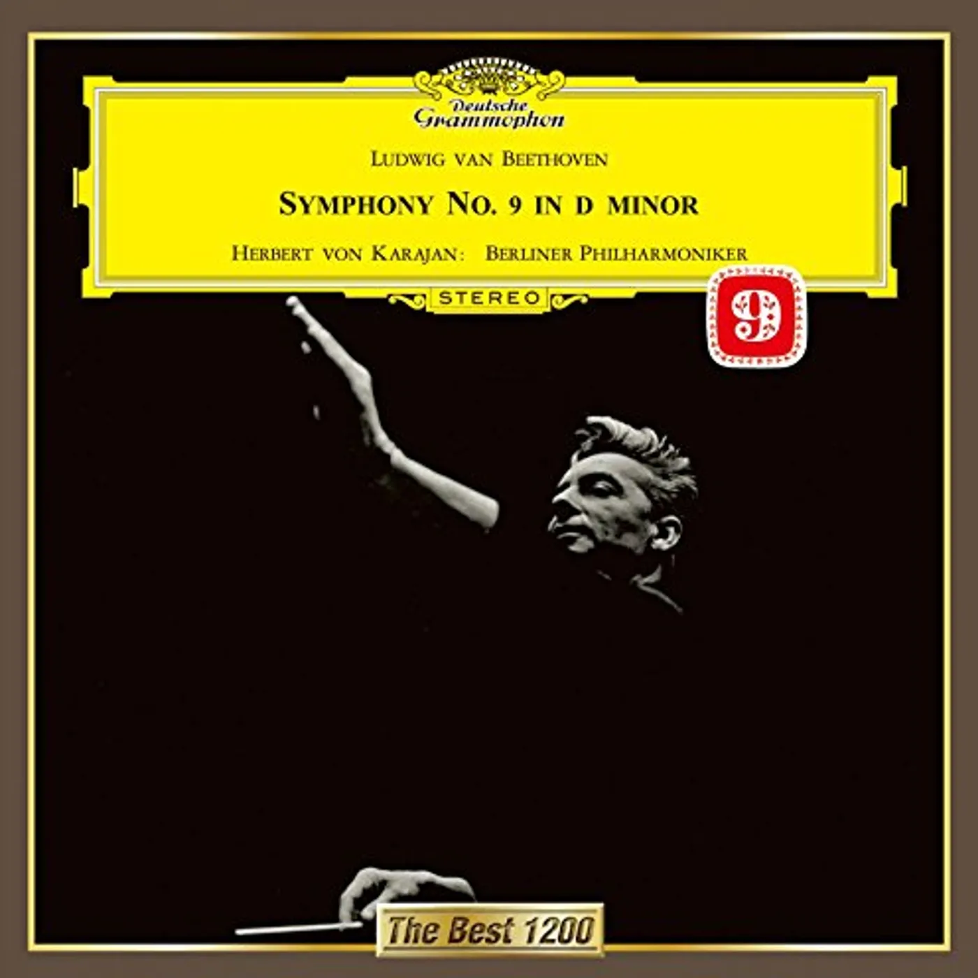 Herbert von Karajan BEETHOVEN: SYMPHONY NO. 9 CHORAL CD