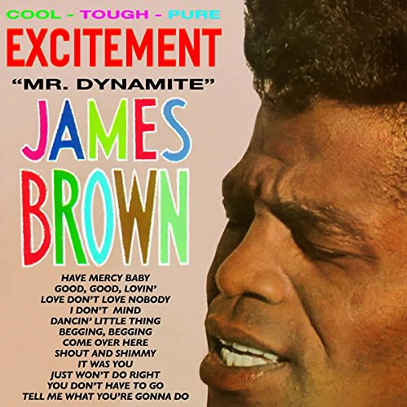 James Brown & The Famous Flames EXCITEMENT MR. DYNAMITE Vinyl Record - Spain Release