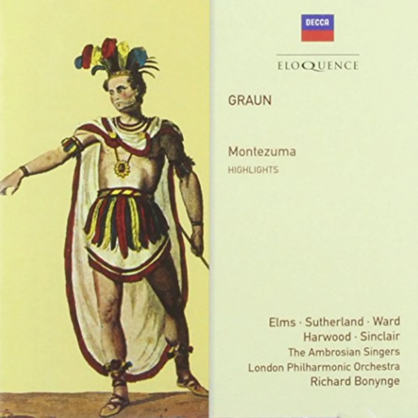 Richard Bonynge GRAUN: MONTEZUMA CD