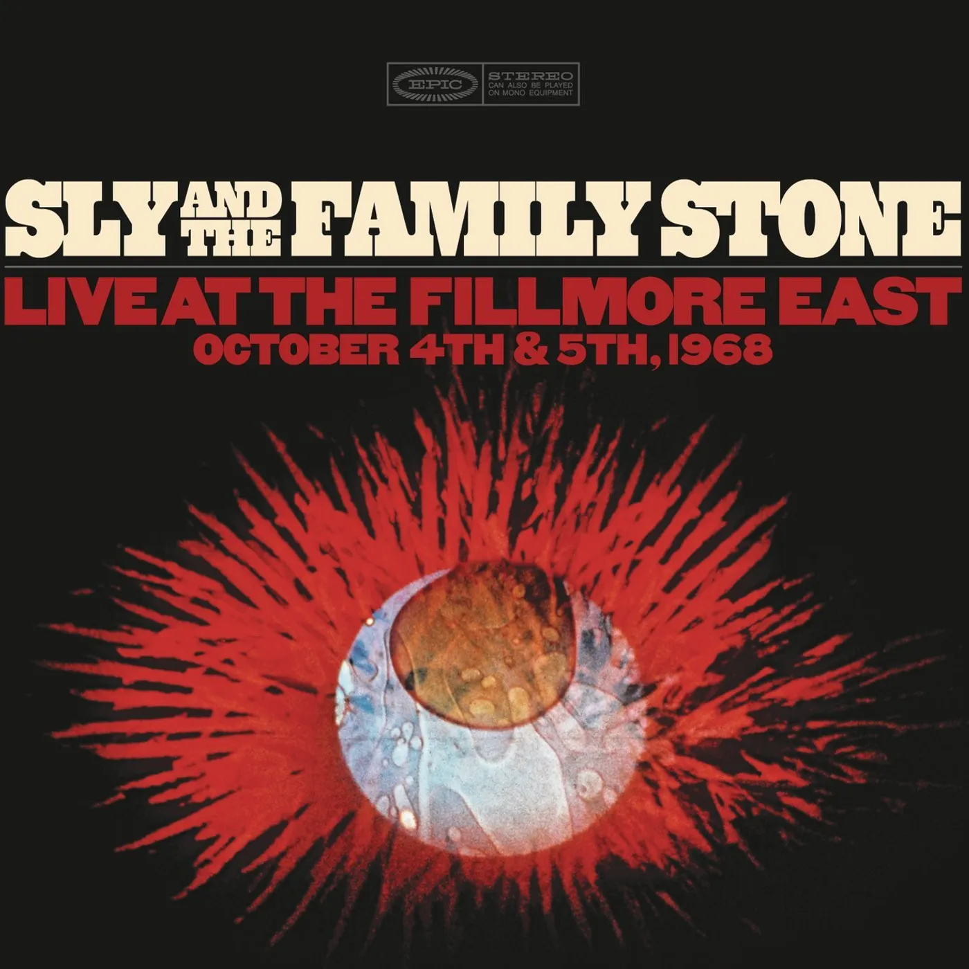 Sly & The Family Stone LIVE AT THE FILLMORE EAST OCTOBER 4TH & 5TH 1968 CD