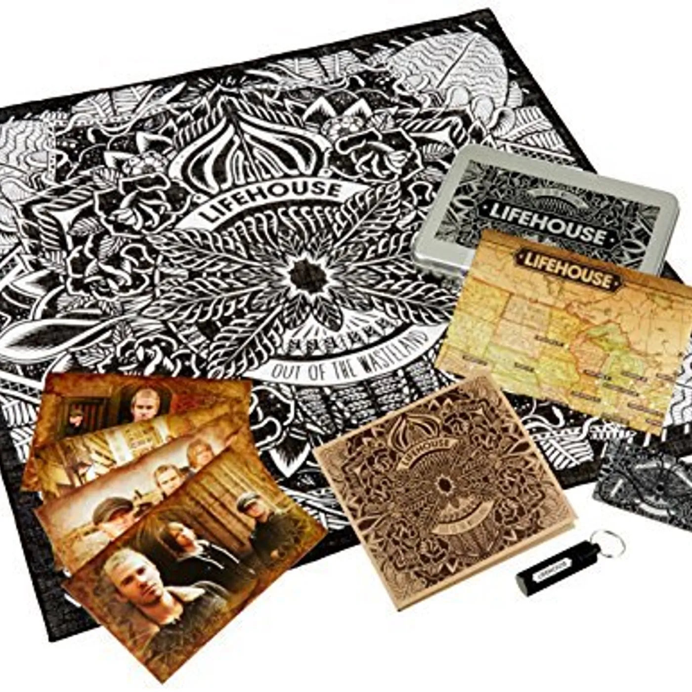 Lifehouse OUT OF THE WASTELAND    (GTRP) CD - Deluxe Edition, Limited Edition, Poster