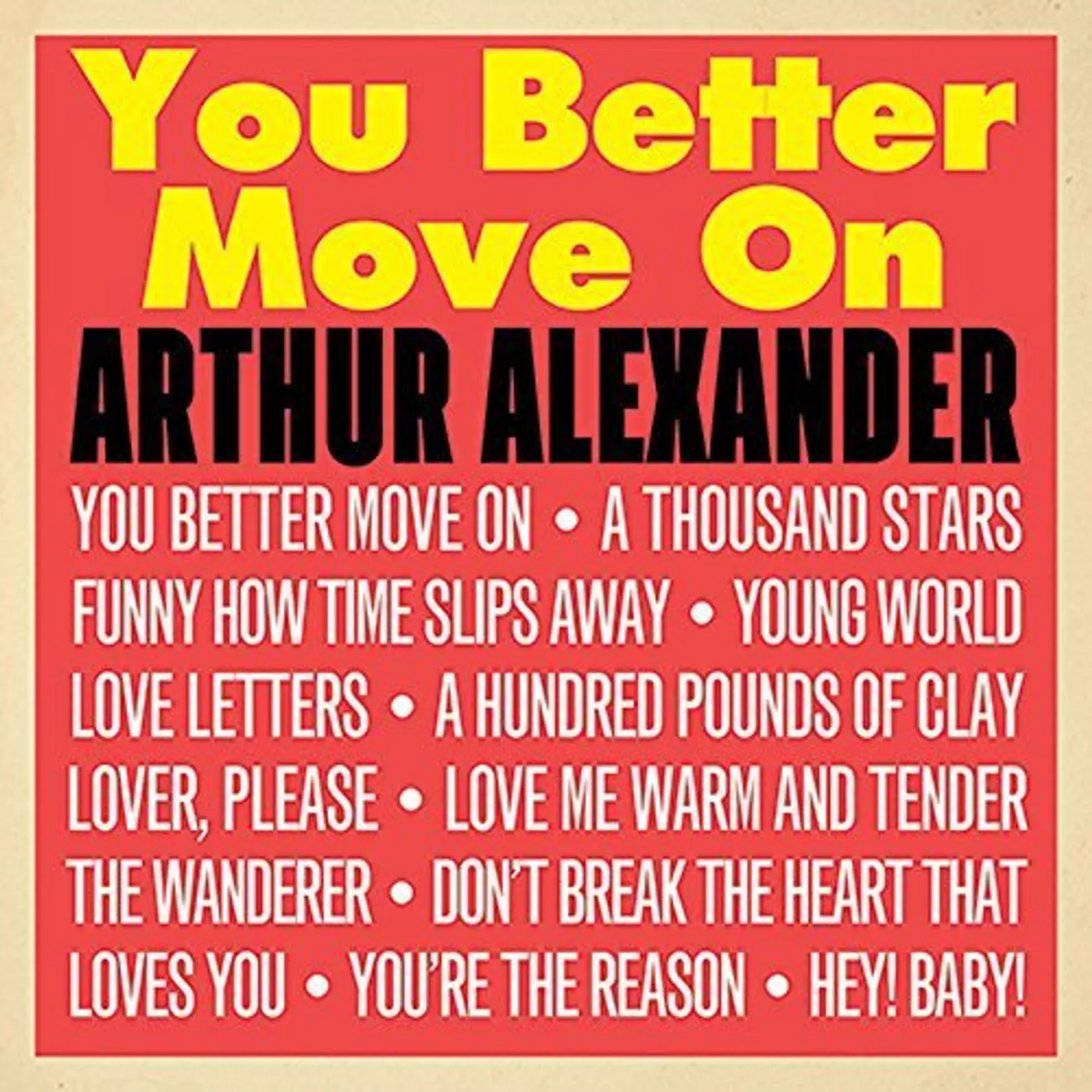 Arthur Alexander You Better Move On Vinyl Record