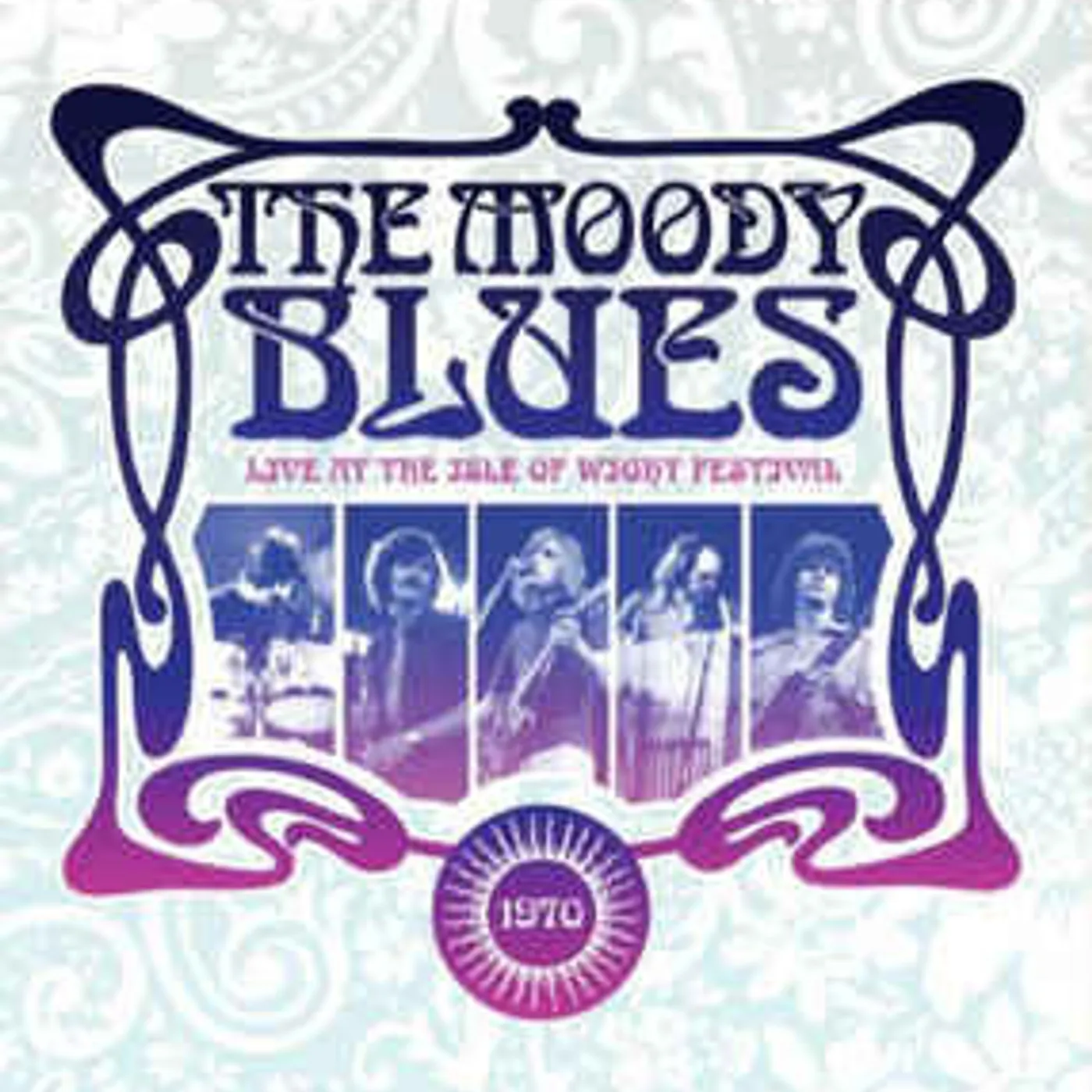 The Moody Blues LIVE AT THE ISLE OF WIGHT 1970 Vinyl Record