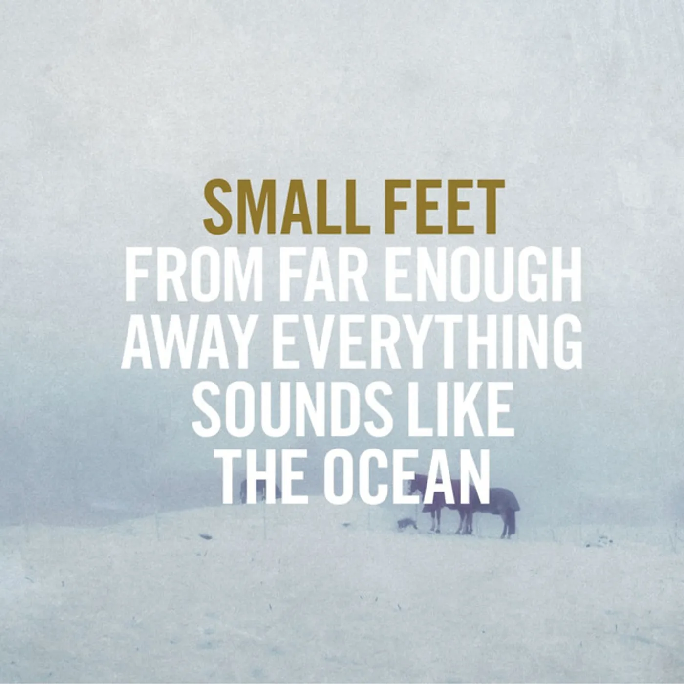 Small Feet FROM FAR ENOUGH AWAY EVERYTHING SOUNDS LIKE Vinyl Record