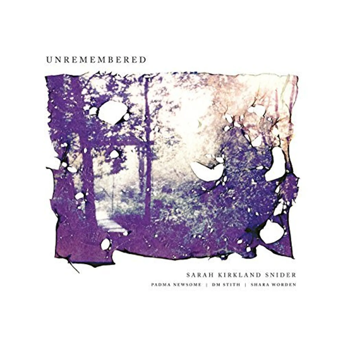 Sarah Kirkland Snider UNREMEMBERED CD