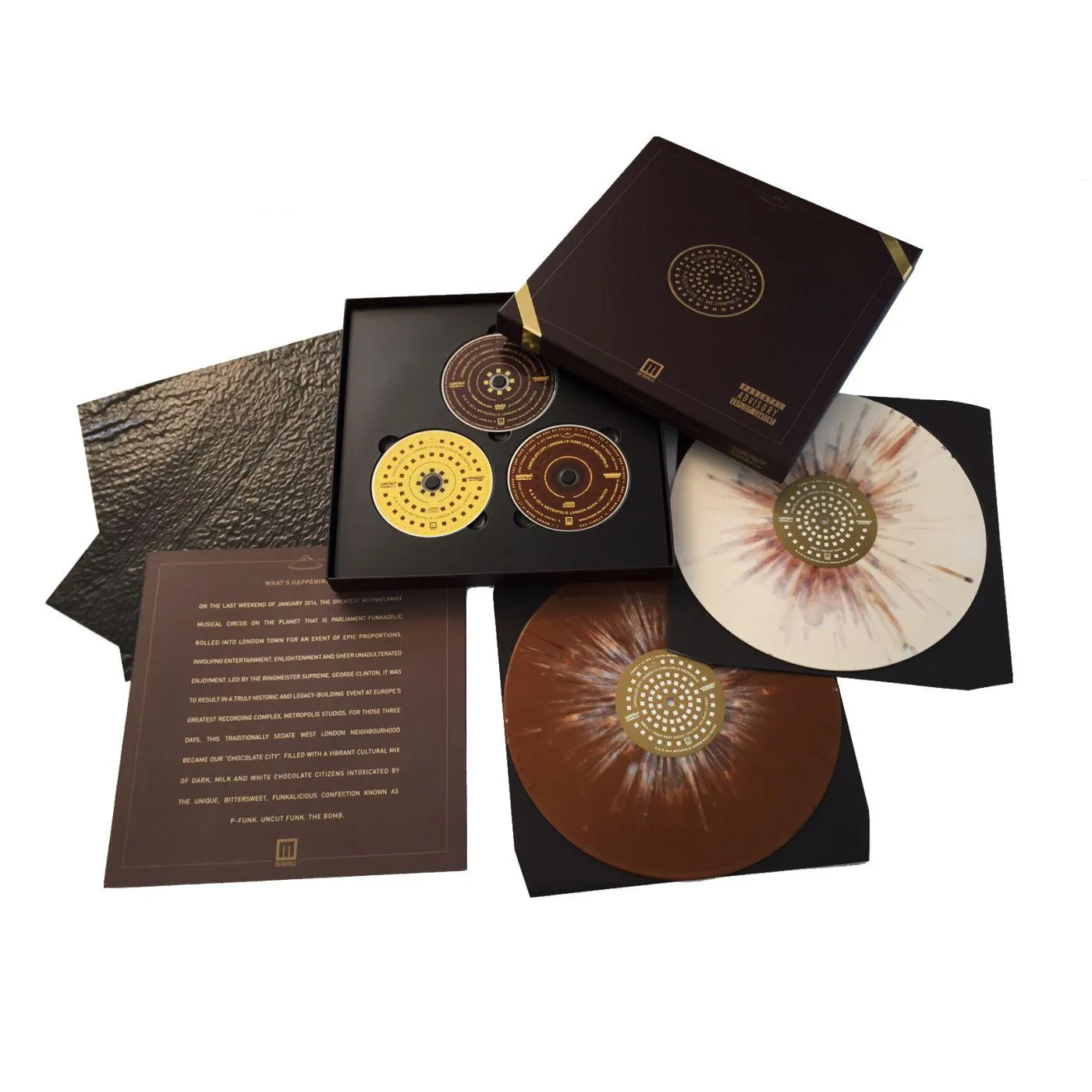 George Clinton CHOCOLATE CITY: LONDON Vinyl Record Box Set