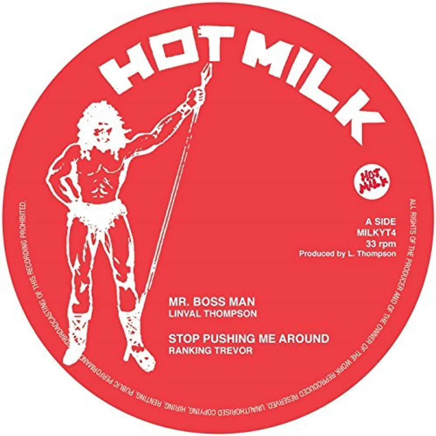 Linval Thompson / Trevor Ranking / Papa Tullo MR BOSS MAN / STOP PUSHING ME AROUND / CURFEW Vinyl Record