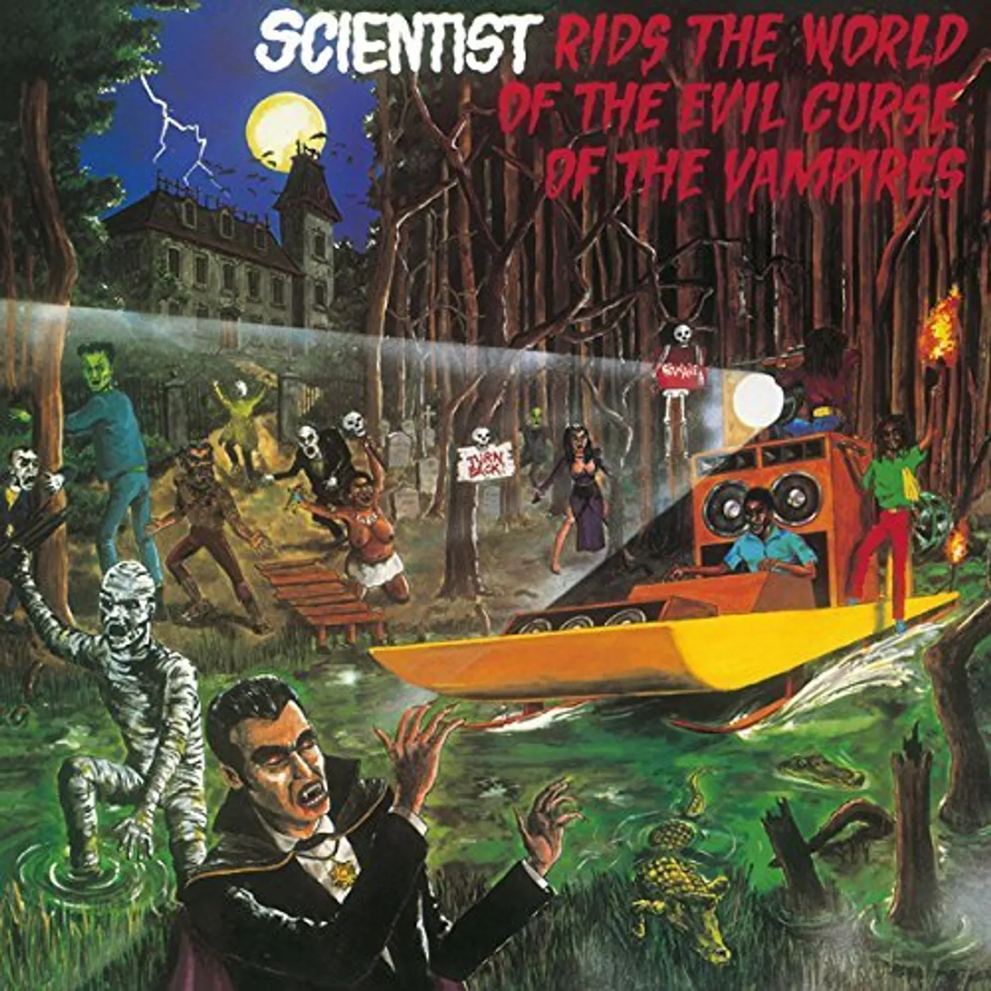 Scientist RIDS THE WORLD OF THE EVIL CURSE OF THE VAMPIRES Vinyl Record
