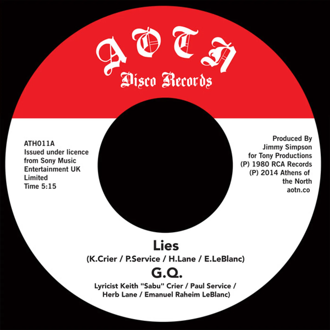 G.Q. LIES Vinyl Record