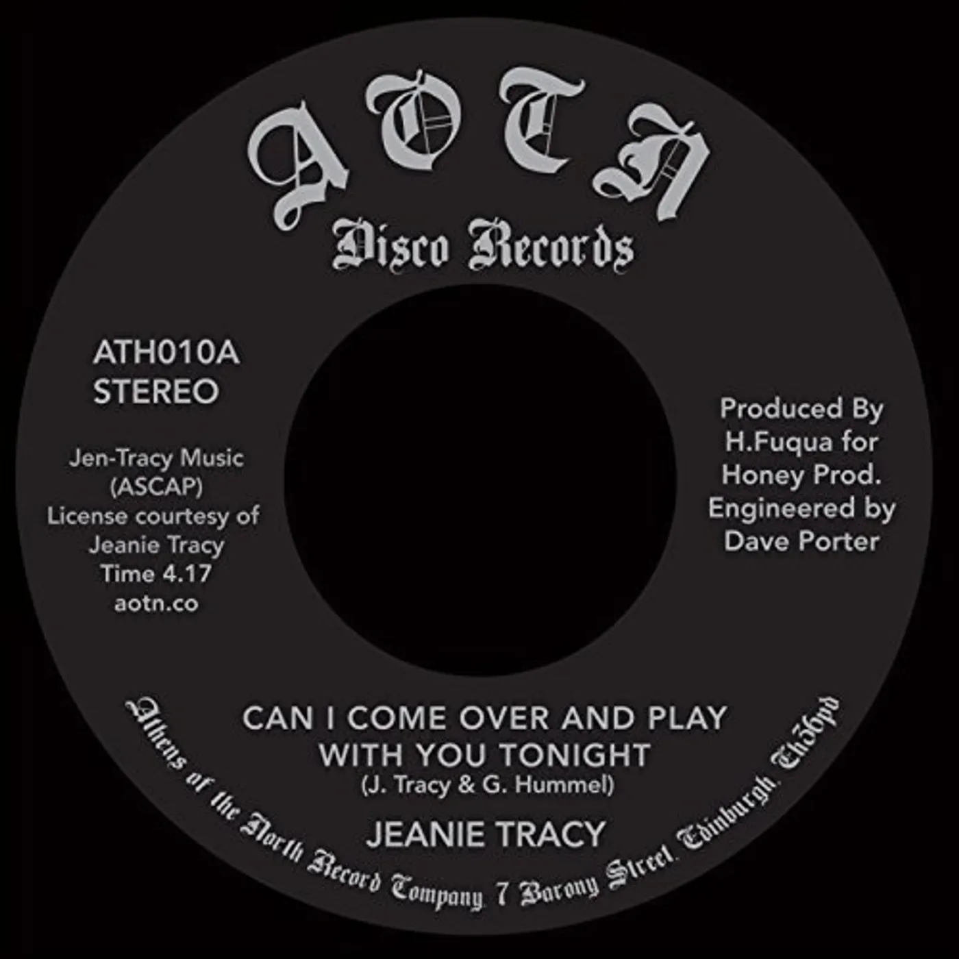 Jeanie Tracy CAN I COME OVER AND PLAY WITH YOU TONIGHT Vinyl Record