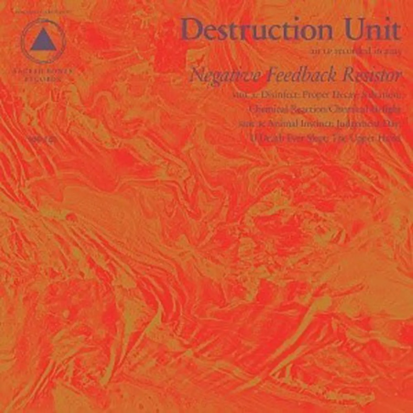 Destruction Unit Negative Feedback Resistor Vinyl Record
