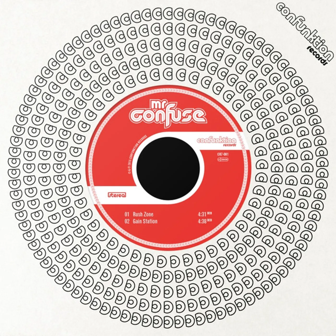 Mr. Confuse RUSH ZONE/GAIN STATION Vinyl Record