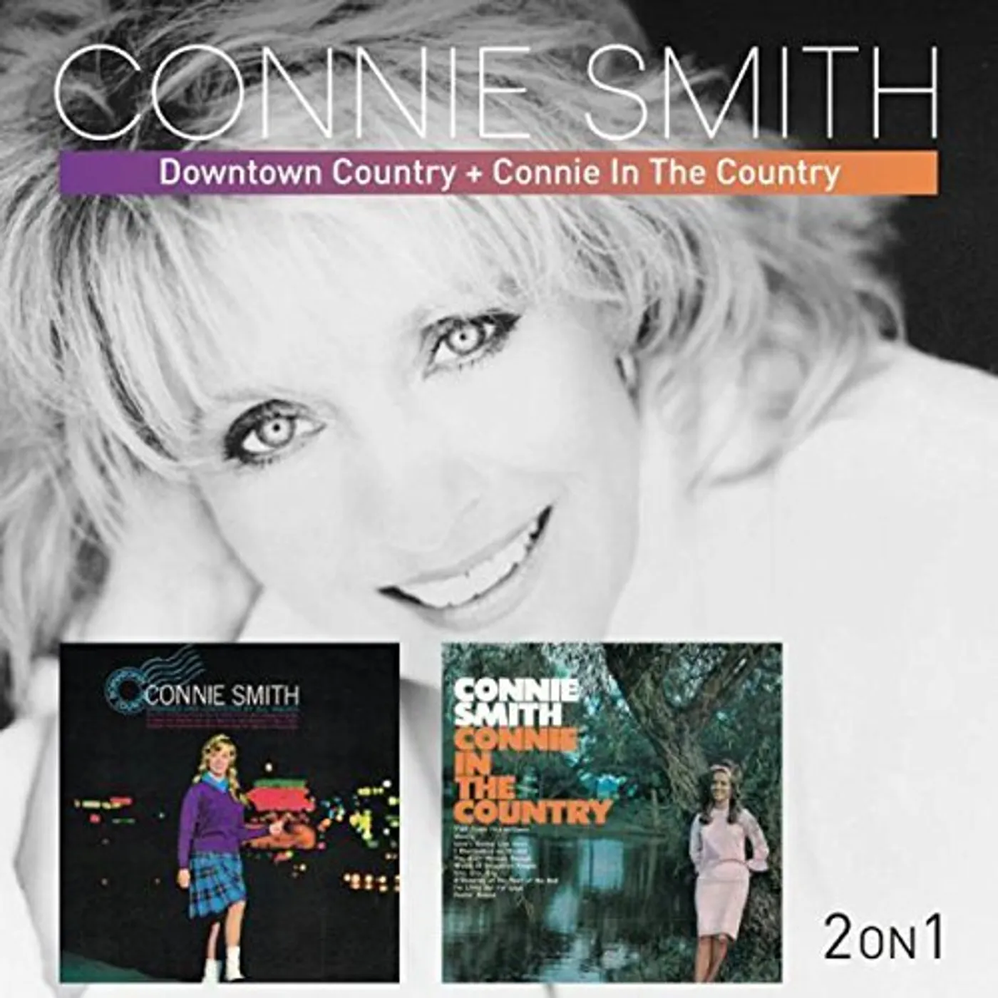Connie Smith DOWNTOWN COUNTRY / CONNIE IN THE COUNTRY CD