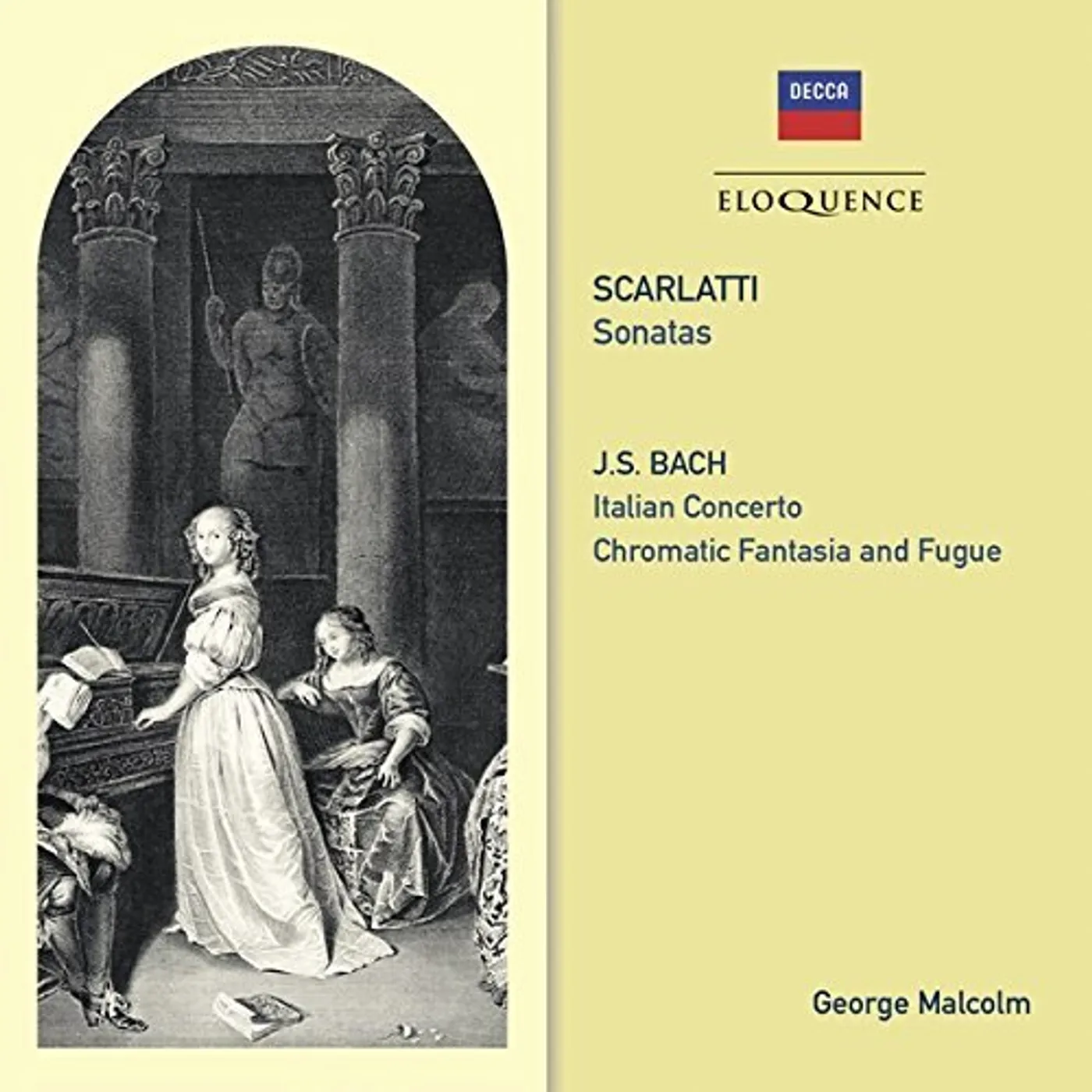 George Malcolm SCARLATTI: SONATAS / BACH: ITALIAN CTO / CHROMATIC CD