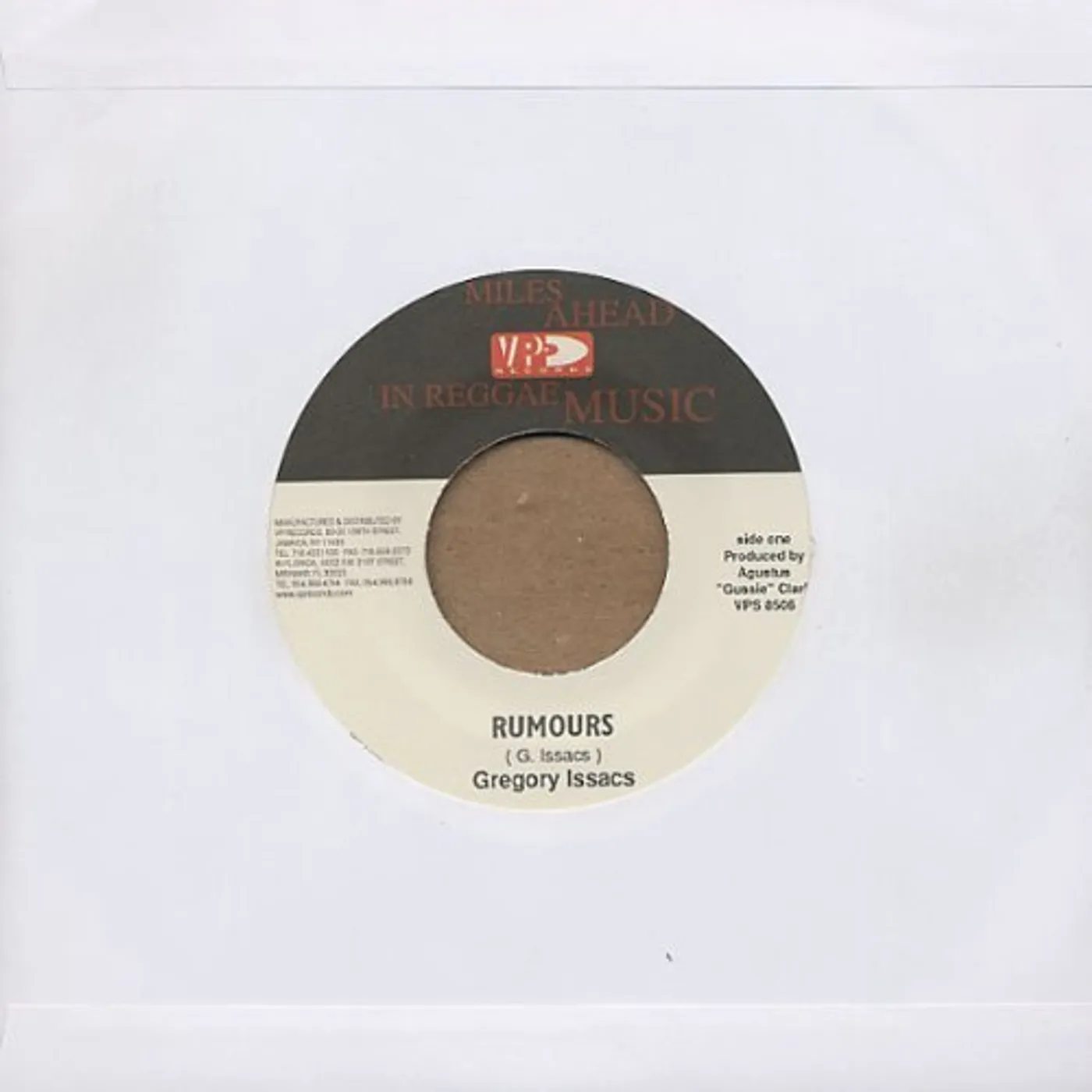 Gregory Isaacs RUMOURS Vinyl Record