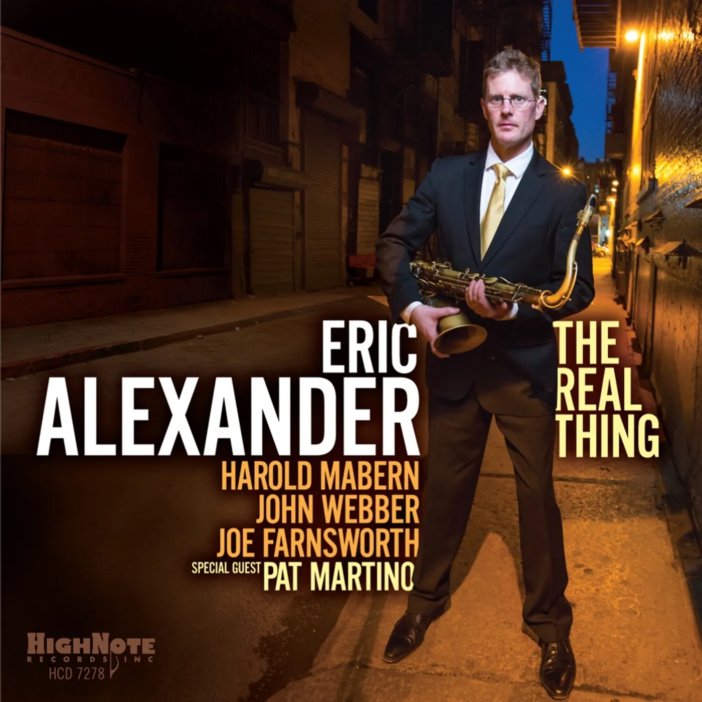Eric Alexander REAL THING CD