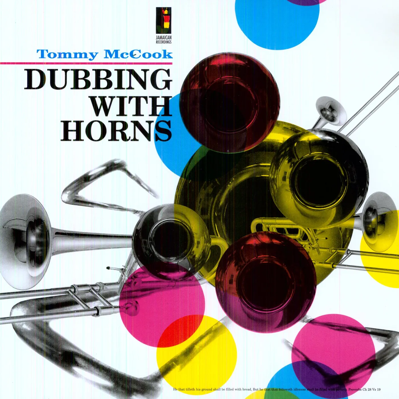 Tommy McCook Dubbing With Horns Vinyl Record