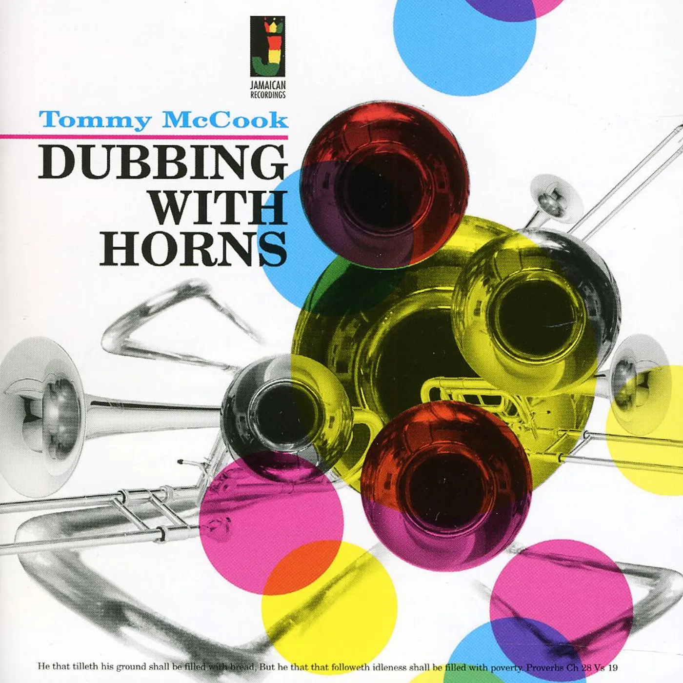Tommy McCook DUBBING WITH HORNS CD