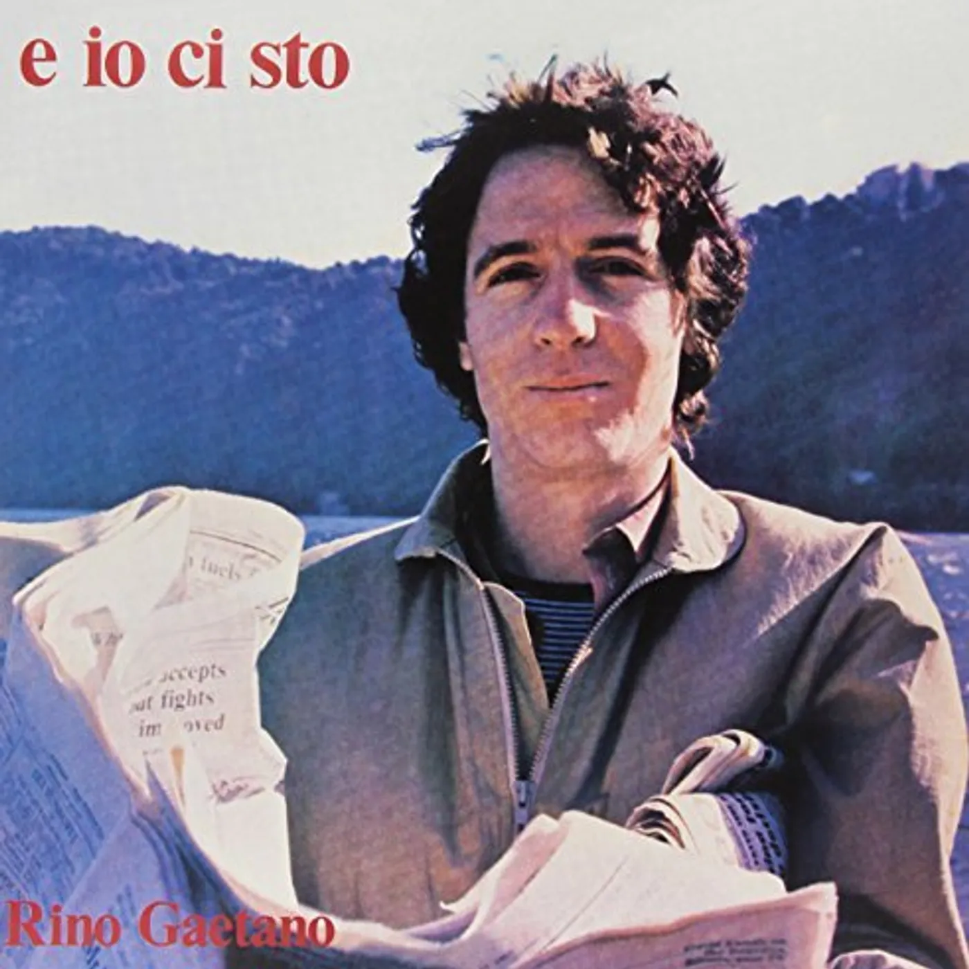 Rino Gaetano E IO CI STO Vinyl Record - Italy Release