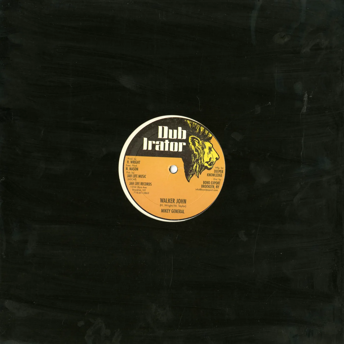 Mikey General WALKER JOHN Vinyl Record