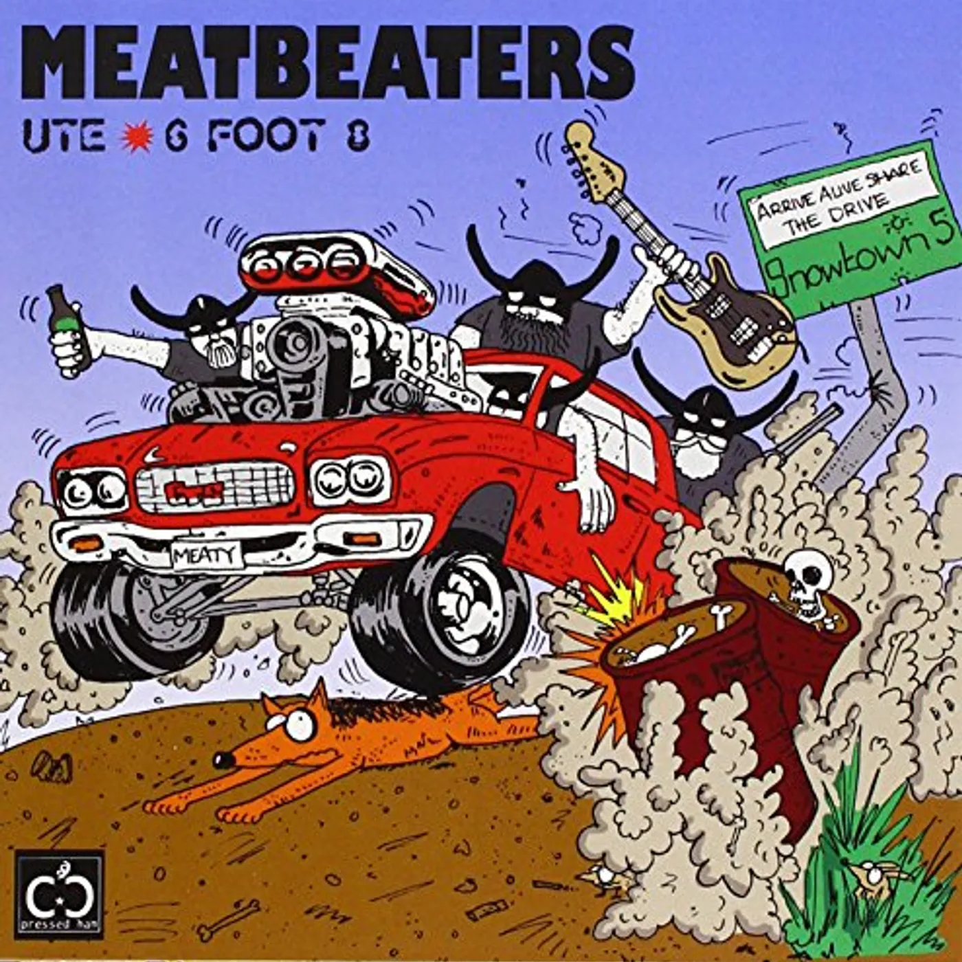 The Veebees SPLIT WITH MEATBEATERS Vinyl Record