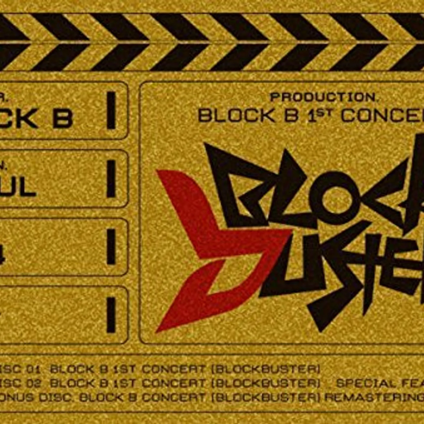 Block B 1ST CONCERT (BLOCKBUSTER) DVD