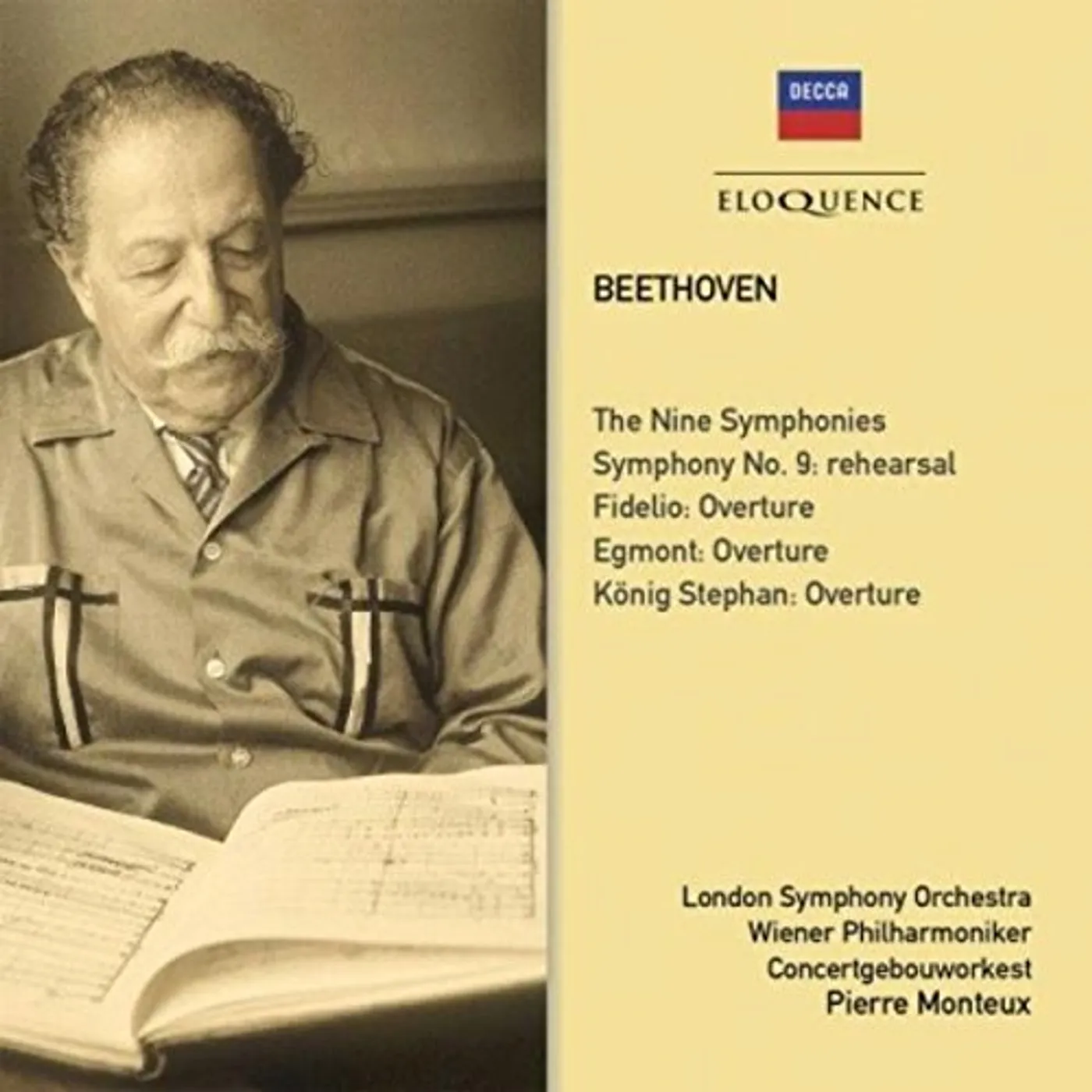 Pierre Monteux BEETHOVEN: NINE SYMPHONIES CD
