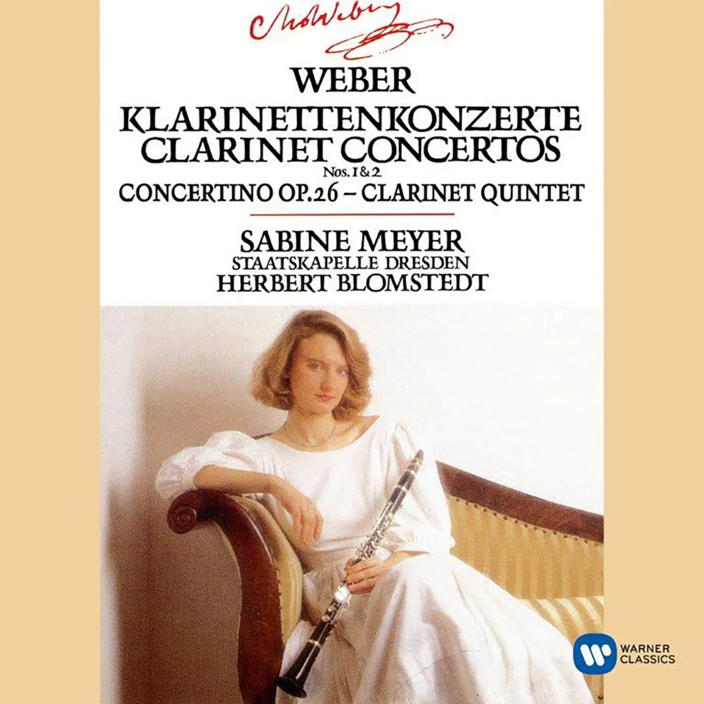 Sabine Meyer WEBER: CLARINET CONCERTOS 1 & 2/CONCERTINO E FLAT CD