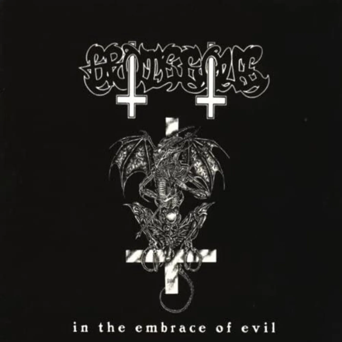 Grotesque IN THE EMBRACE OF EVIL Vinyl Record - UK Release