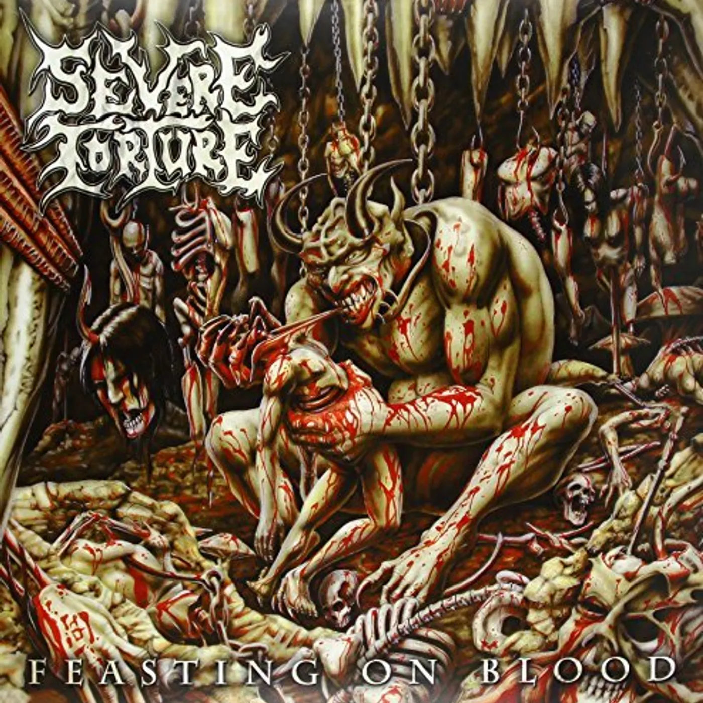 Severe Torture Feasting On Blood Vinyl Record