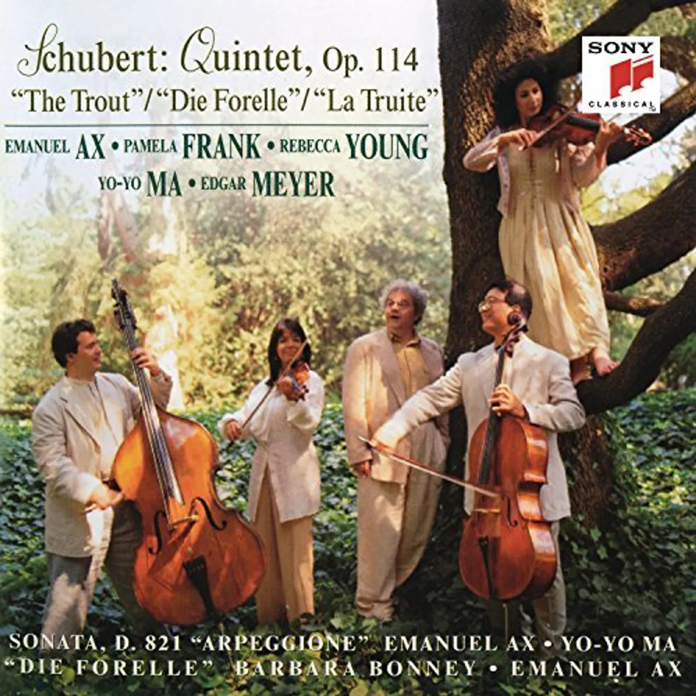 Yo-Yo Ma SCHUBERT: TROUT QUINTET / ARPEGGIONE SONA CD