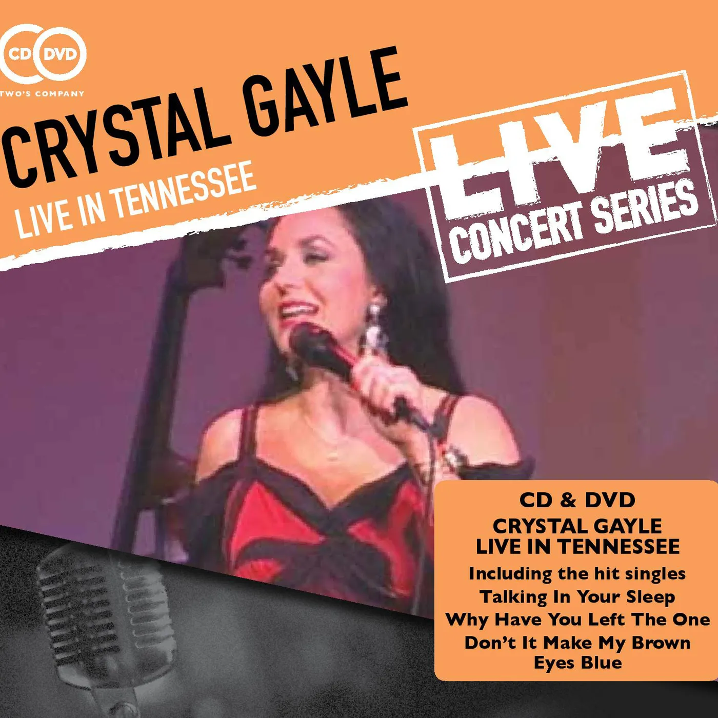 Crystal Gayle LIVE IN TENNESSEE CD