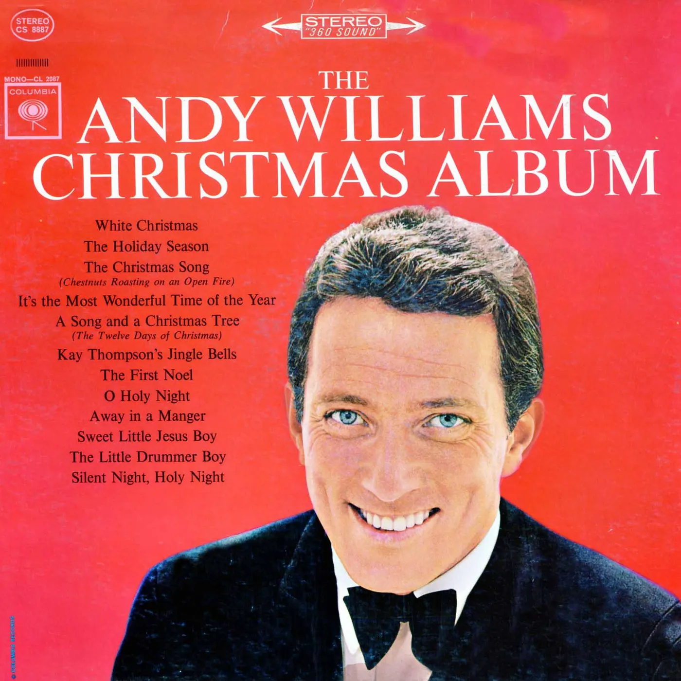 ANDY WILLIAMS CHRISTMAS ALBUM Vinyl Record
