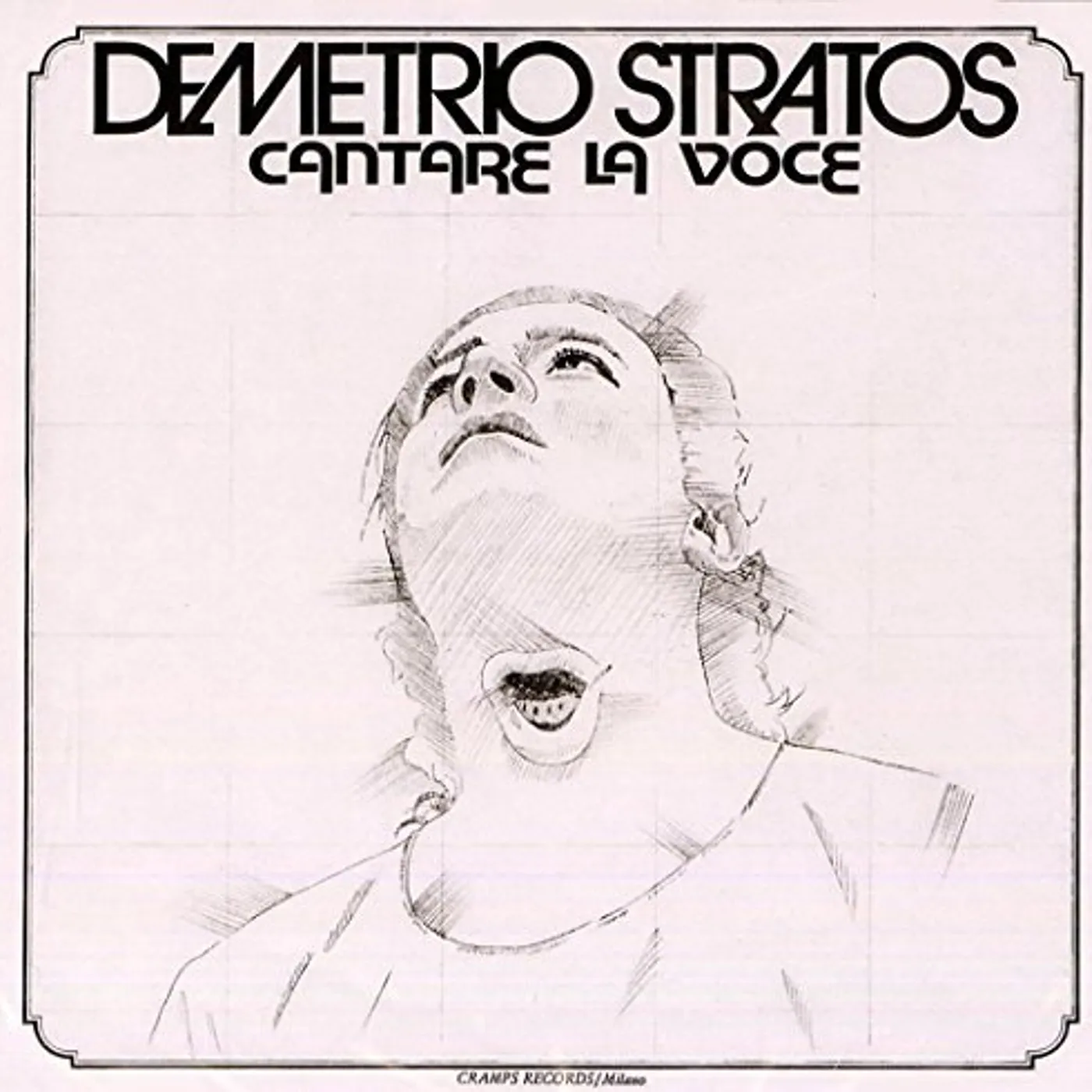 Demetrio Stratos CANTARE LA VOCE CD
