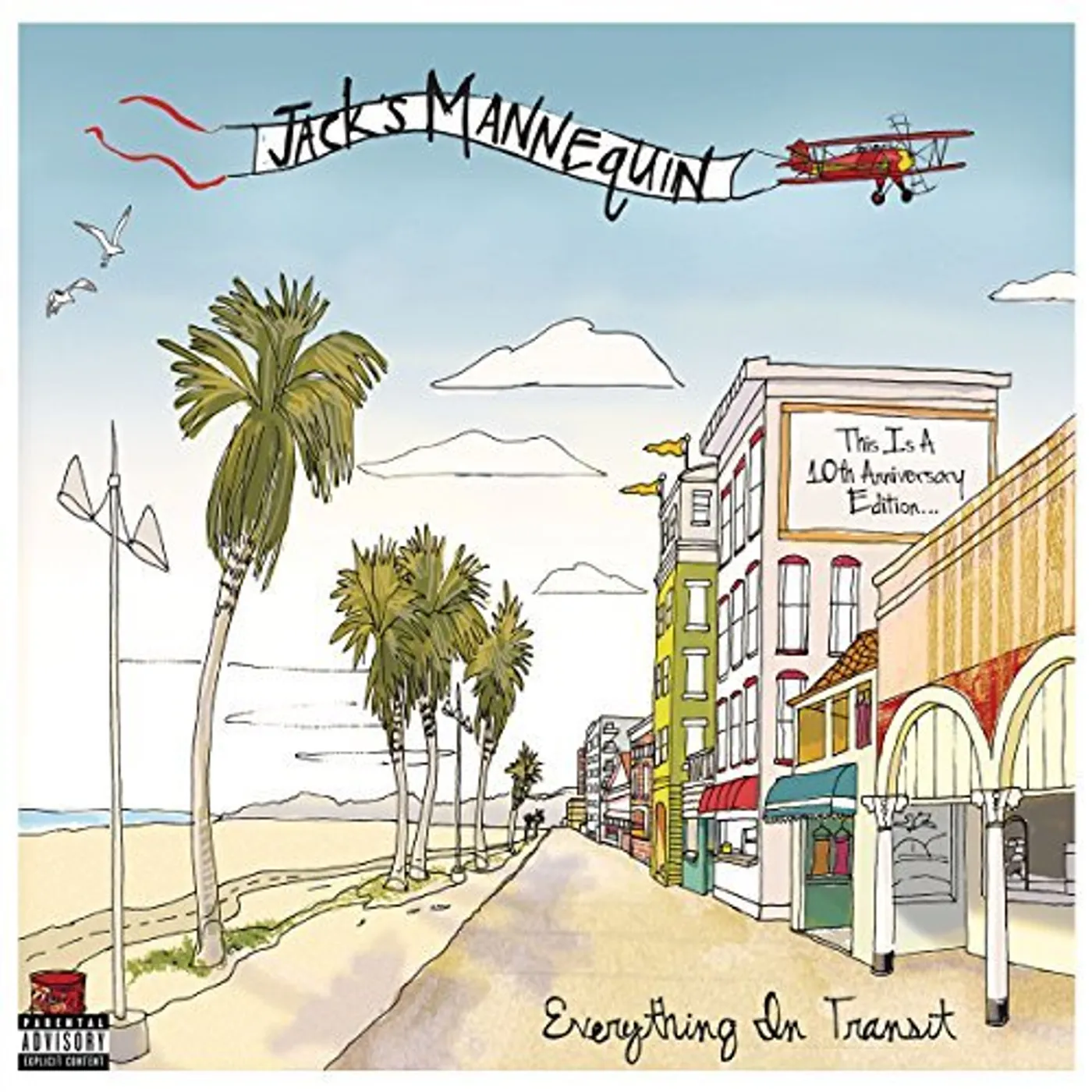 Jack's Mannequin EVERYTHING IN TRANSIT (10TH ANNIVERSARY EDITION) CD