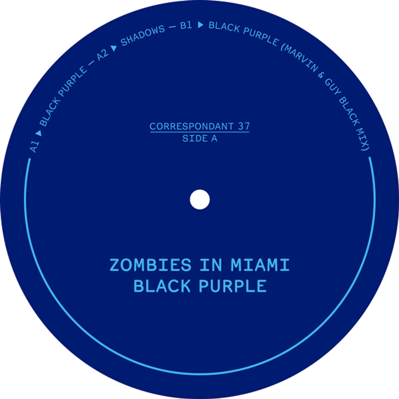 Zombies In Miami Black Purple Vinyl Record