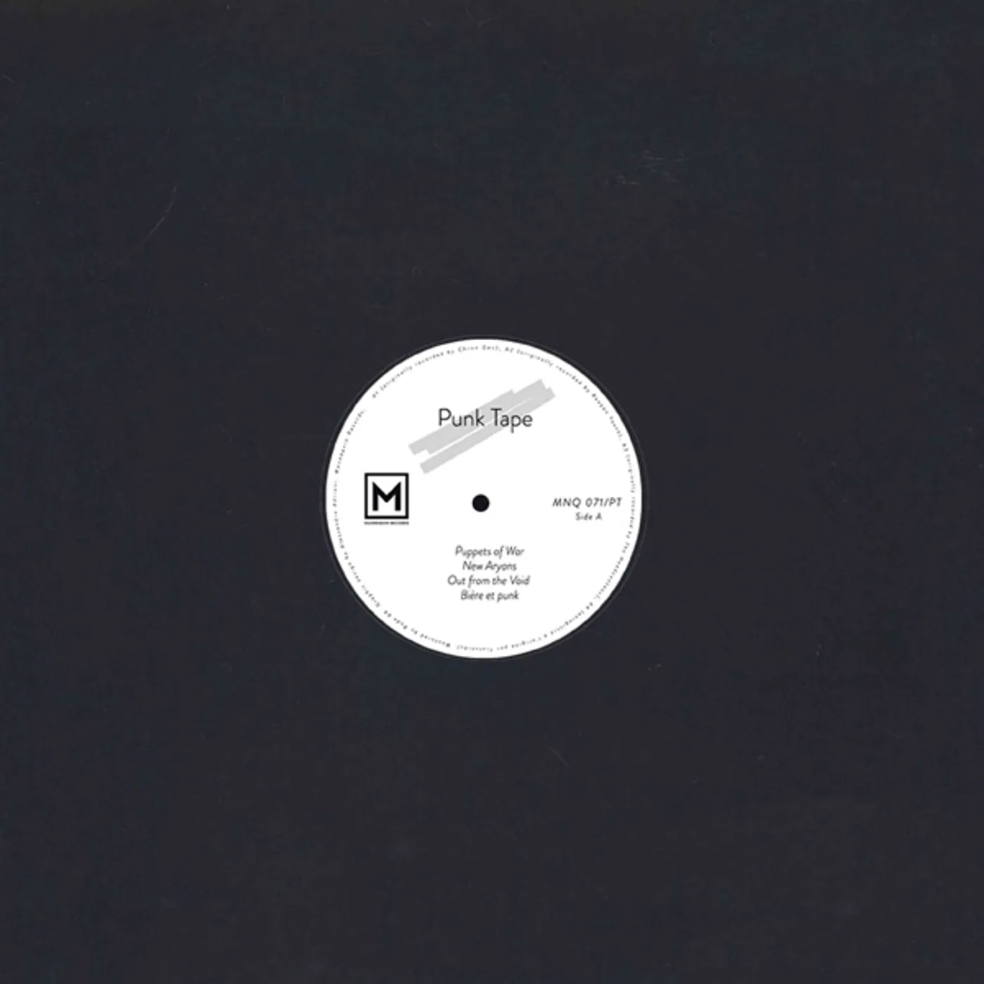 Police Des Moeurs CEUX QUI RESTENT & PUNK TAPE Vinyl Record