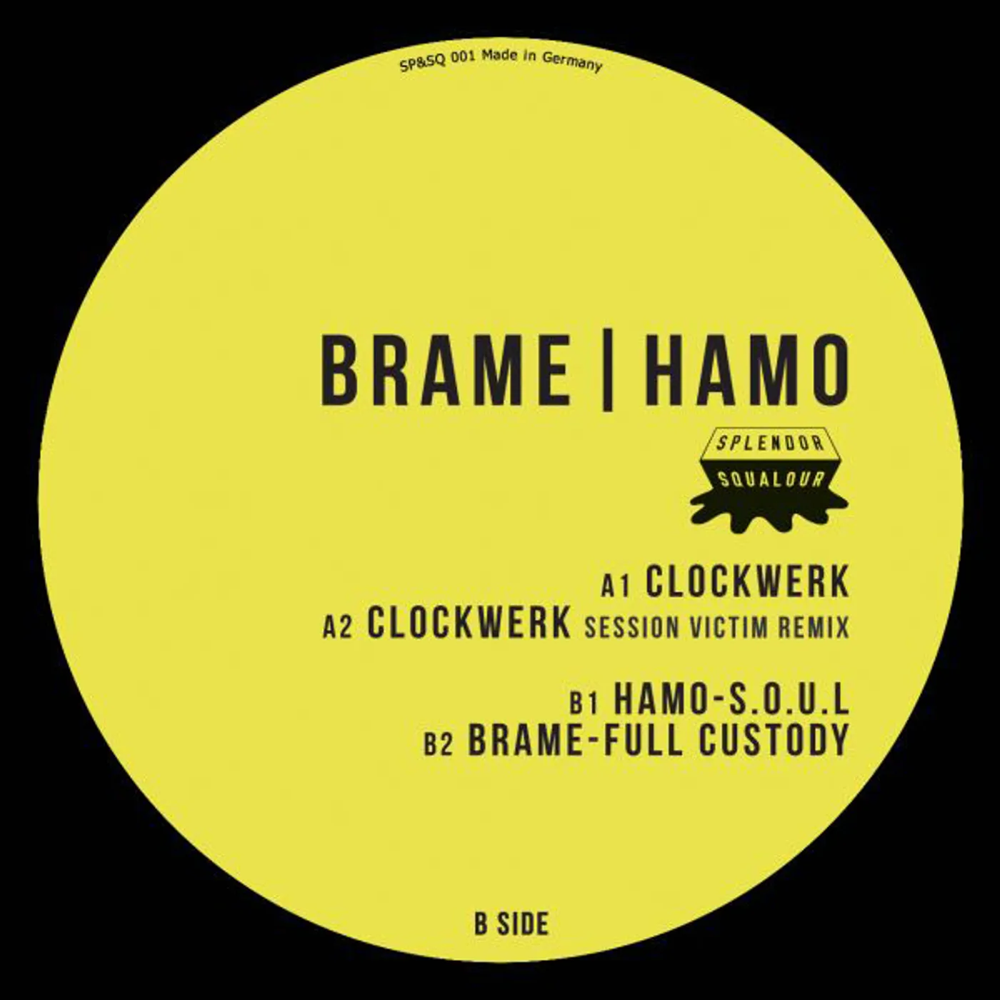 Brame & Hamo CLOCKWERK Vinyl Record