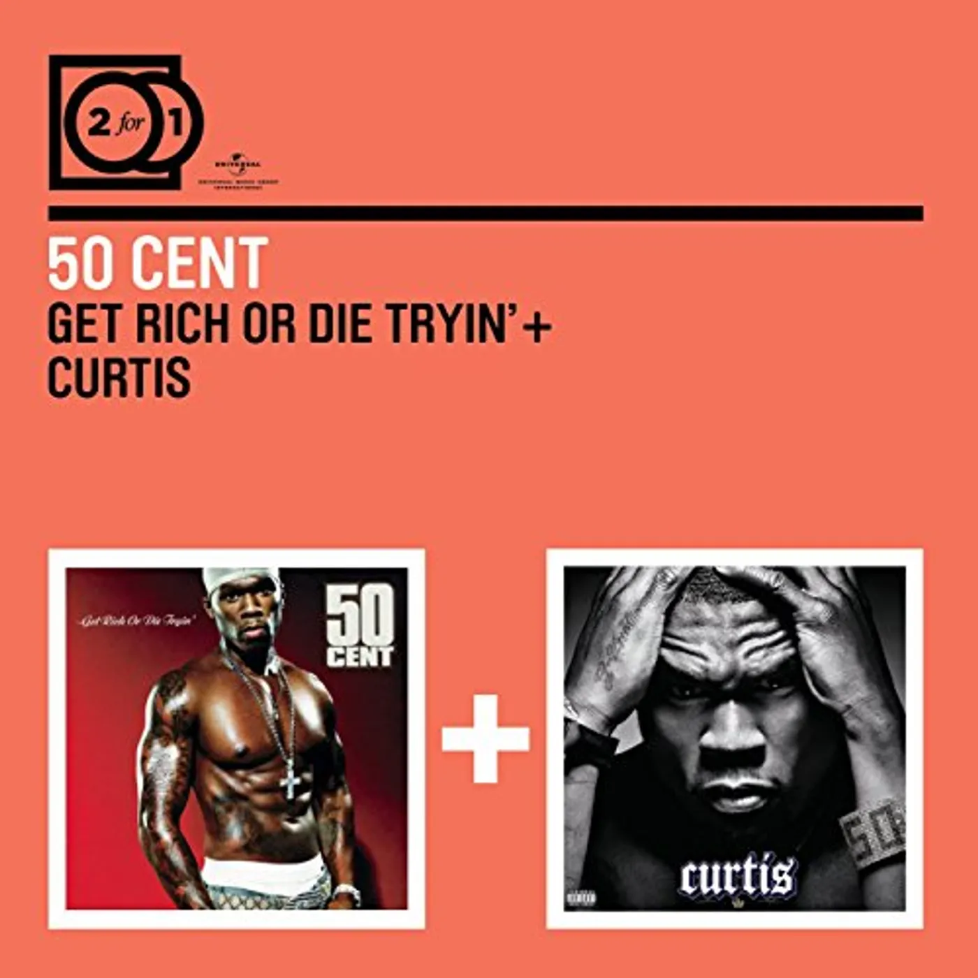 50 Cent GET RICH OR DIE TRYIN / CURTIS CD